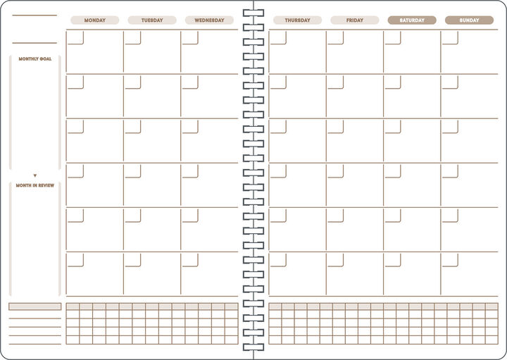 Campus Study Planner Monthly and Weekly A5 80 Sheets Purple,Purple, medium image number 10