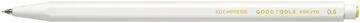 GOOD TOOLS Mechanical Pencil 0.5mm,White, small image number 0