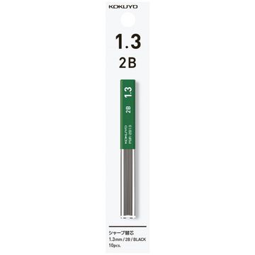 Enpitsu sharp Pencil lead 1.3mm 2B,Black, small image number 1