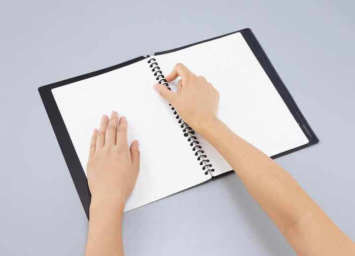 Campus Binder Notebook 26 Hole B5 Black 5 Sheets,Black, medium image number 7