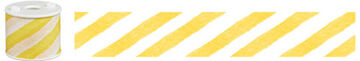Bobbin Washi Tape Stripe Yellow,Yellow Stripe, small image number 2