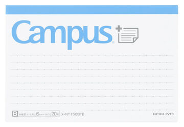 Campus Sticky note with Dot lined 20 sheets 150 x 100mm Bottom Type,Blue, small image number 0