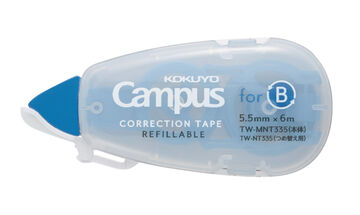 Campus correction tape 6m x 5.5mm Refillable Body,Blue, small image number 0