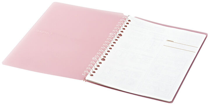 Campus Smartring Slim Binder A5 <25 Sheets> Light Pink,Light Pink, medium image number 4