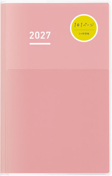 Jibun Techo DAYs mini 2027 B6 slim Pink,Pink, small image number 0