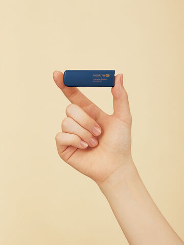 KOKUYO ME Portable Stapler Graphite Blue,GRAPHITE BLUE, small image number 2