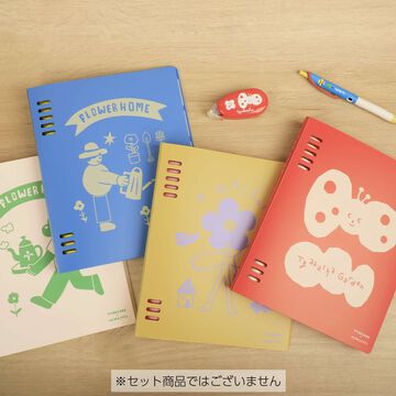 TYAKASHA Binder Notebook 5+3 Ring B5 Blue,Light Blue, small image number 7