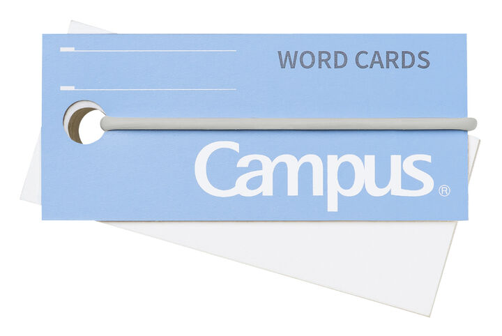 Campus Flash card with band 85 Sheets Blue,Blue, medium