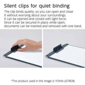 Clip Board A4 Horizontal Navy,Navy, small image number 3