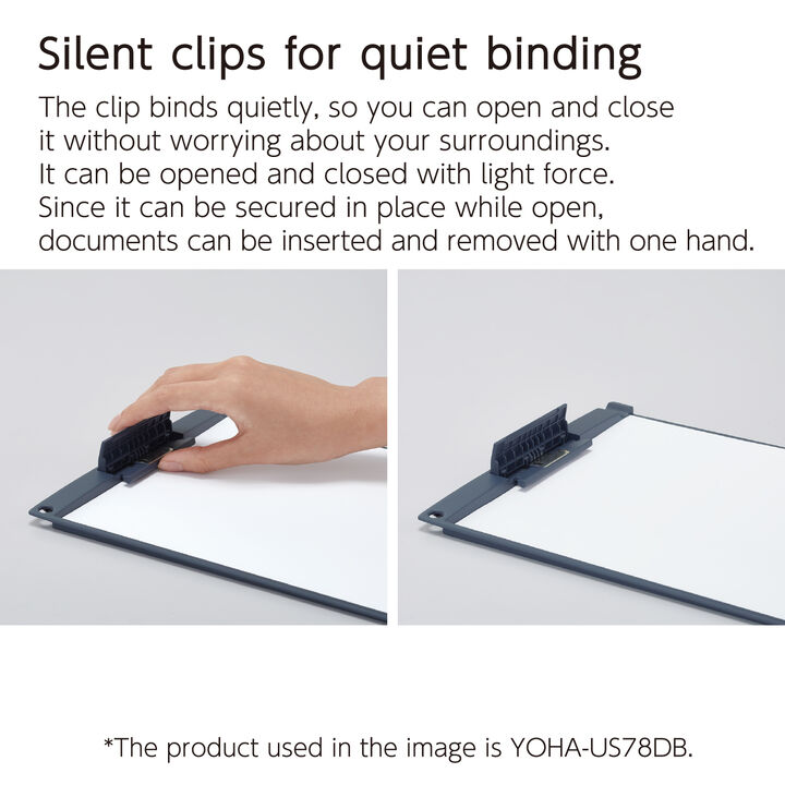 Clip Board A4 Horizontal Navy,Navy, medium image number 3