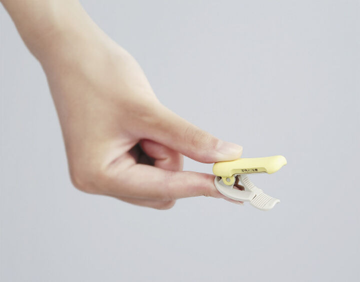 Karu Cut clip-type Washi Tape cutter 10~15mm Light Yellow,Pastel yellow, medium image number 3