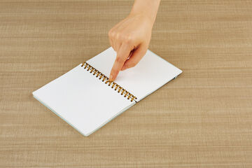 Soft Ring Notebook Sooofa  A6 4mm Grid Rule 80Sheets Pink,Pink, small image number 6