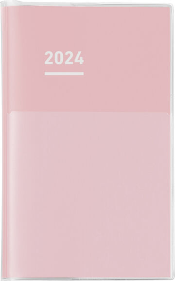 Jibun Techo Diary mini 2024 B6 Slim Pink,Pink, small image number 0