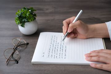 Letter  Pad 9mm Rule 70Sheets,Yellow, small image number 1