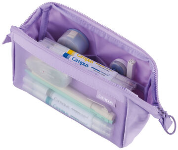 Campus Clear-view Pencase Purple,Purple, small image number 13