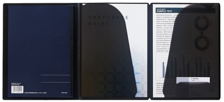 Campus Notebook Document storage cover B5 Smoke Gray 6mm Rule 50 Sheets,Black, medium image number 2