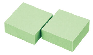 Tack Memo Quick Index Sticky Notes 2.5 cm x 2.5 cm,Green, small image number 1
