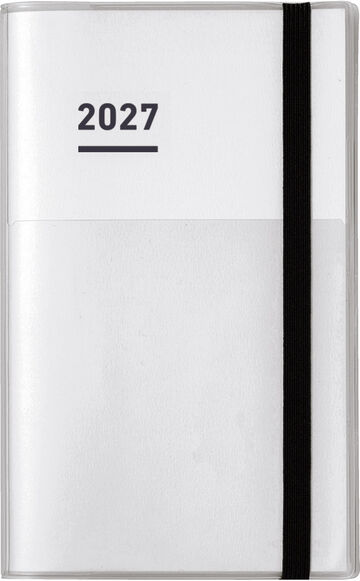 Jibun Techo Firstkit mini (DIARY+IDEA+LIFE) 2027 B6 slim White,White, small image number 0