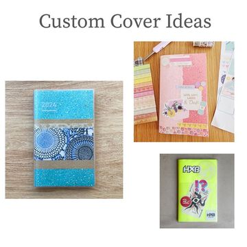 Jibun Techo Diary 2024 A5 Slim Refill with Custom Cover & Stationery SET,, small image number 7