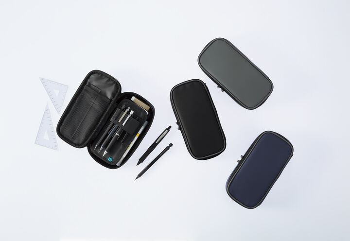 Wavy Holder Pen Case <WAVELE> Gray,Dark Gray, medium image number 23