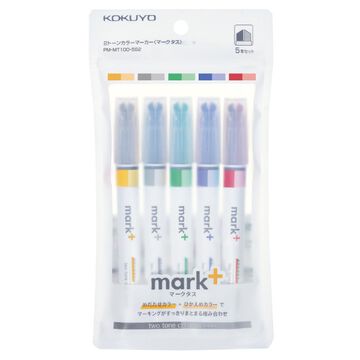 Mark+ 2 Tone Marker set of 5 Type 2,5 colors, small image number 0