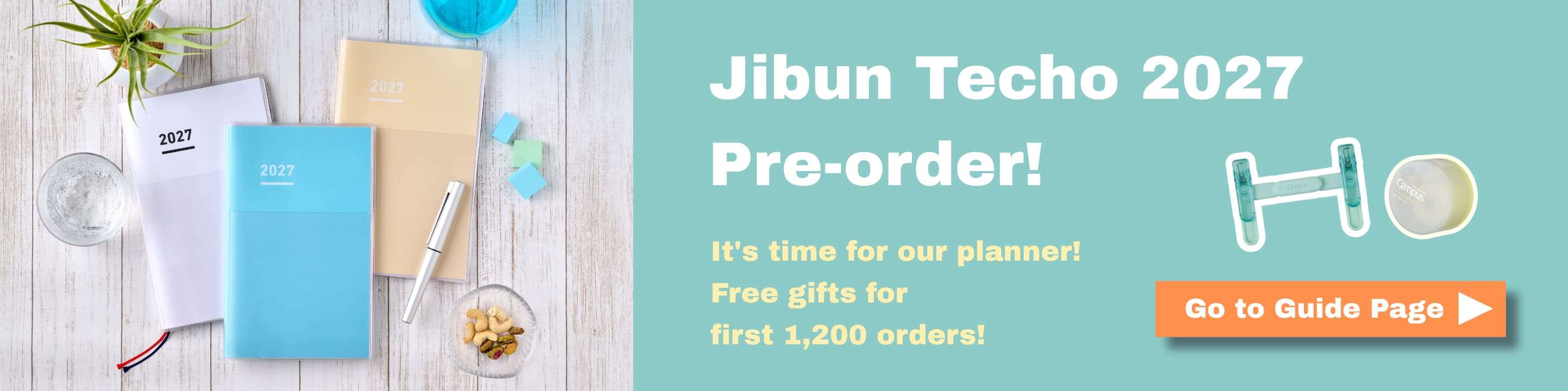 Jibun Techo Standard - Diary banner