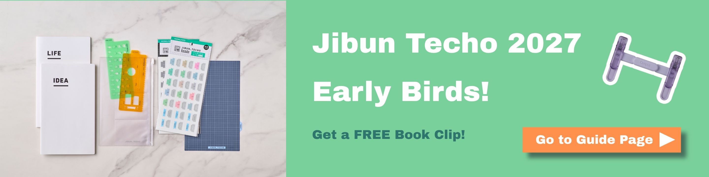 Jibun Techo Goods banner